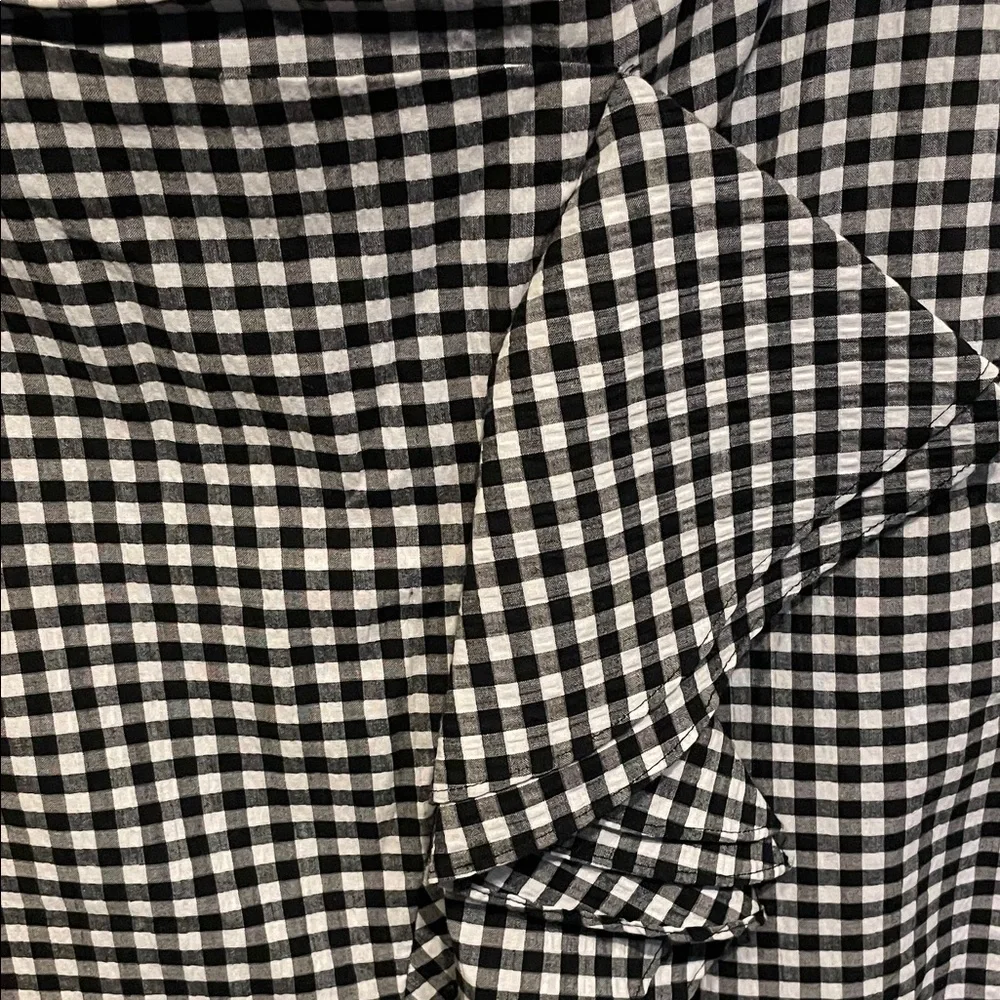 Who What Wear brand Checkered Skirt